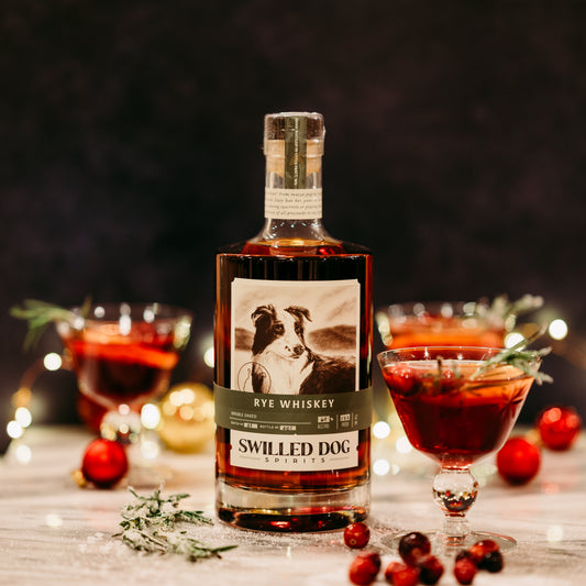 Holiday Pomegranate Whiskey Punch