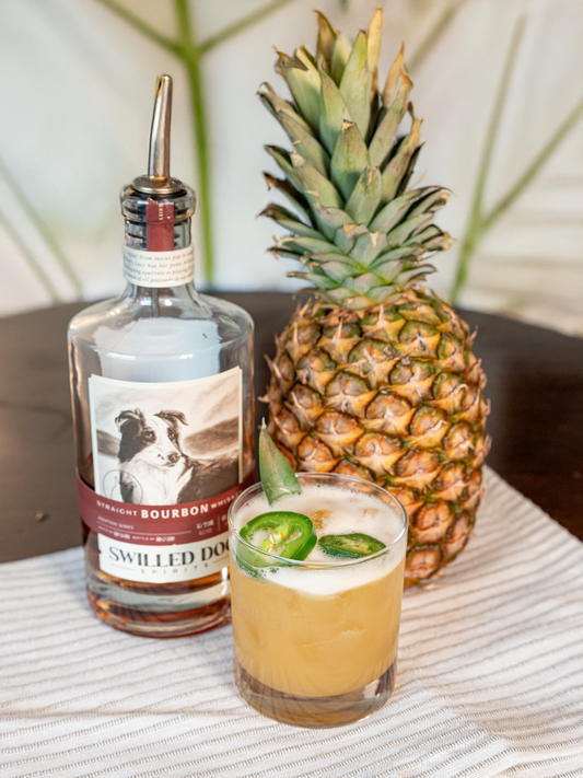 Pineapple Jalapeño Whiskey Sour at Home