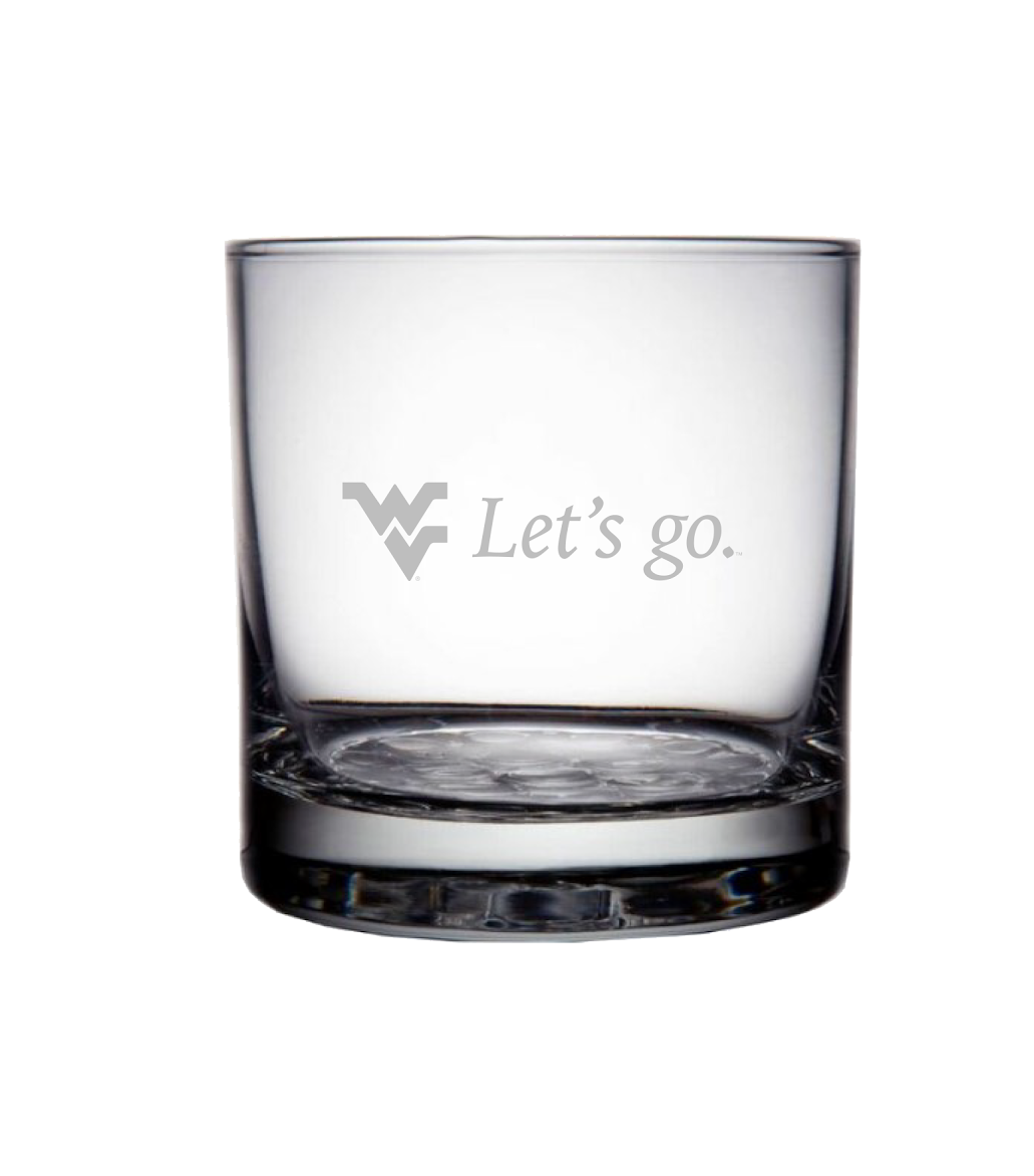 Let's Go Rocks Glass