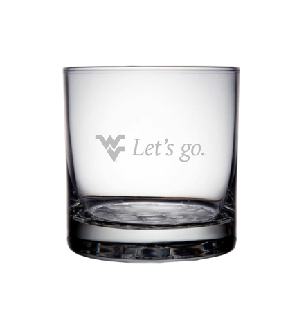 Let's Go Rocks Glass