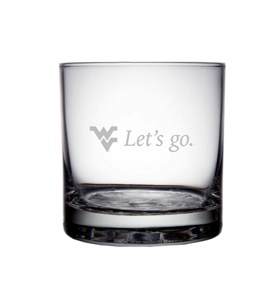 Let's Go Rocks Glass