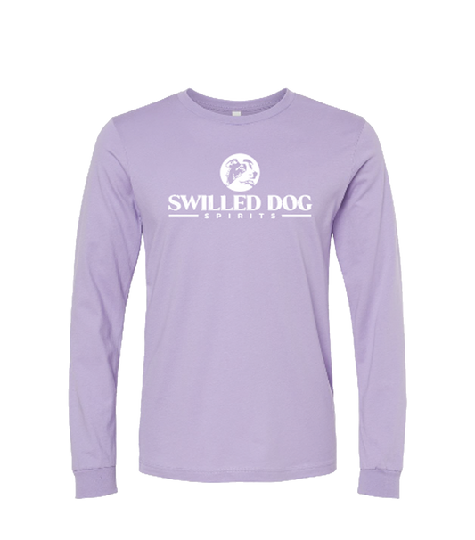 Swilled Dog Spirits Unisex Long Sleeve Tee - Lavender