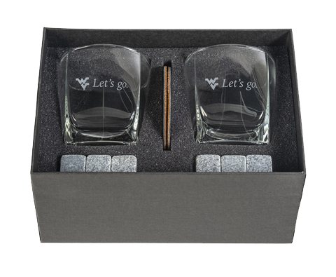 Let's Go Glass/Coaster Gift Set
